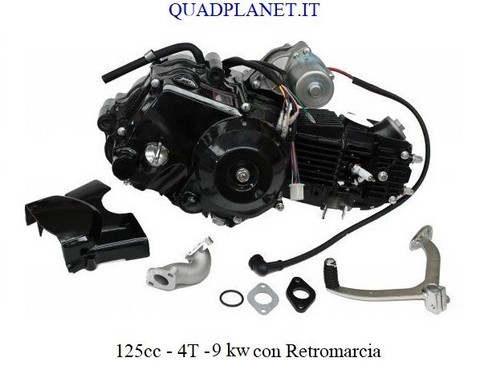 Motore quad 125 automatico - motore, +