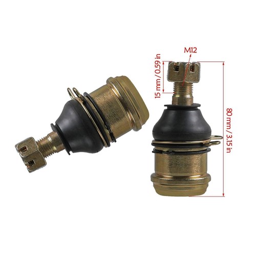 Coppia m12 15mm giunto - coppia, sferico